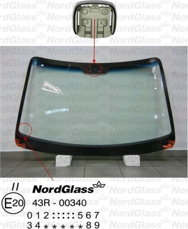 NordGlass 4043324 - Ветровое стекло avtokuzovplus.com.ua