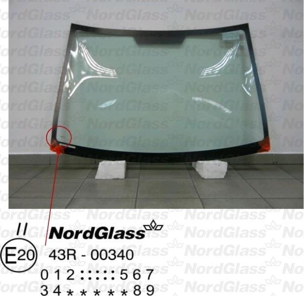 NordGlass 4043335 - Вітрове скло autocars.com.ua