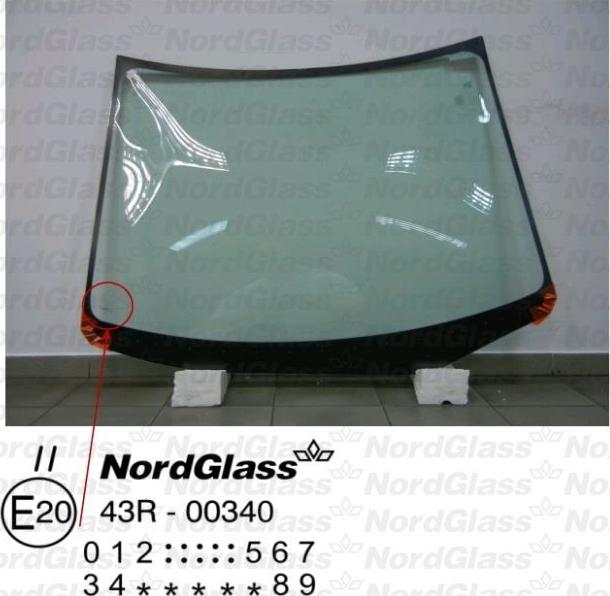 NordGlass 4043345 - Ветровое стекло avtokuzovplus.com.ua