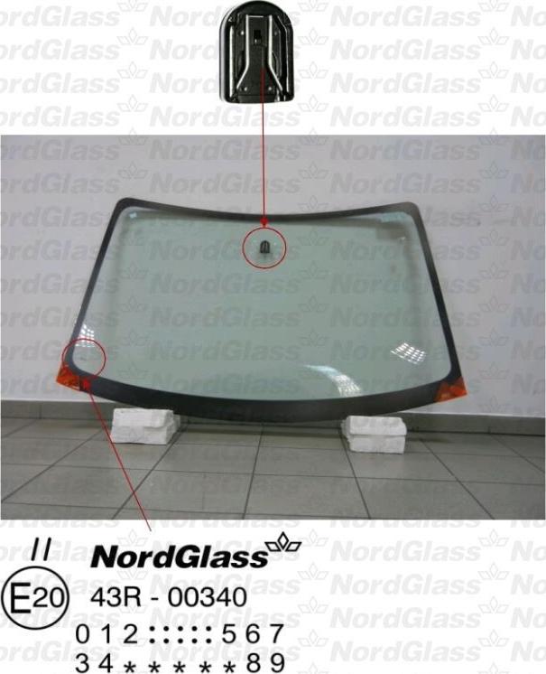 NordGlass 4043366 - Ветровое стекло avtokuzovplus.com.ua