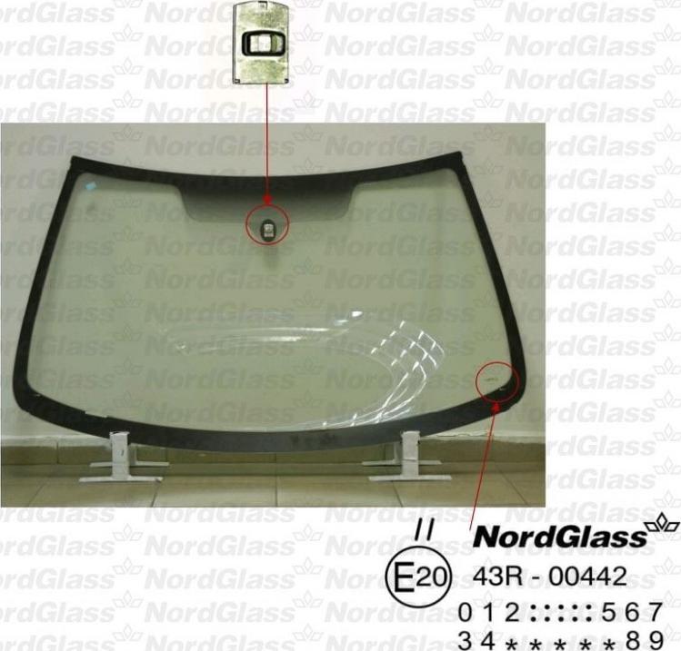 NordGlass 4043373 - Вітрове скло autocars.com.ua