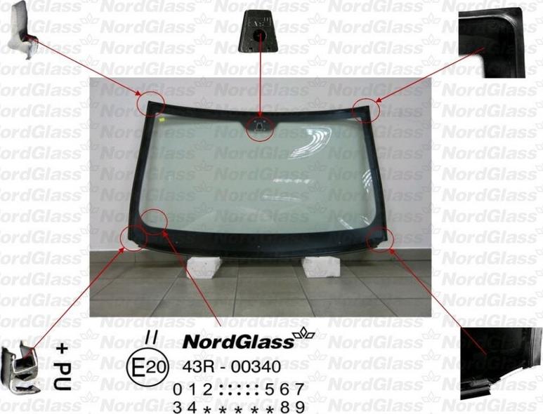 NordGlass 4043403 - Ветровое стекло avtokuzovplus.com.ua