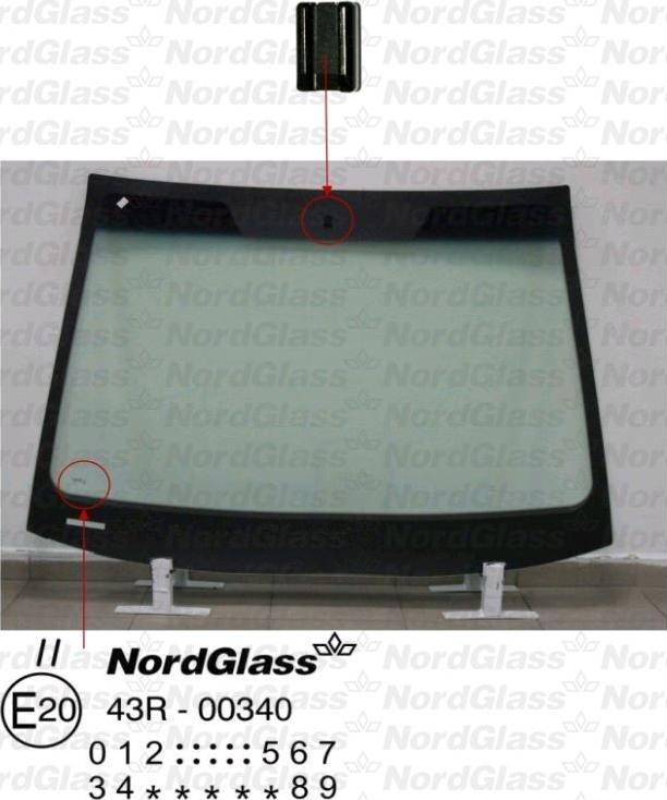 NordGlass 4043407 - Ветровое стекло avtokuzovplus.com.ua