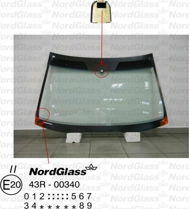 NordGlass 4043421 - Ветровое стекло avtokuzovplus.com.ua