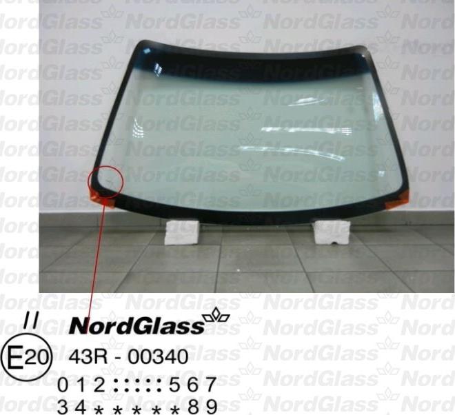 NordGlass 4043423 - Вітрове скло autocars.com.ua