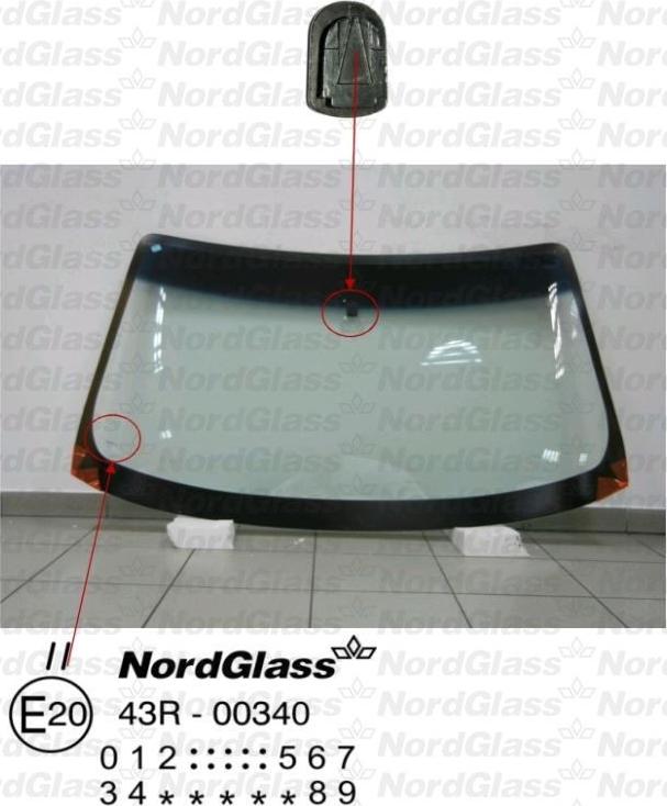 NordGlass 4043425 - Ветровое стекло avtokuzovplus.com.ua
