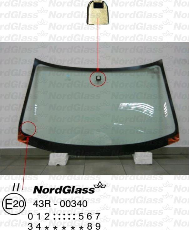 NordGlass 4043437 - Ветровое стекло avtokuzovplus.com.ua