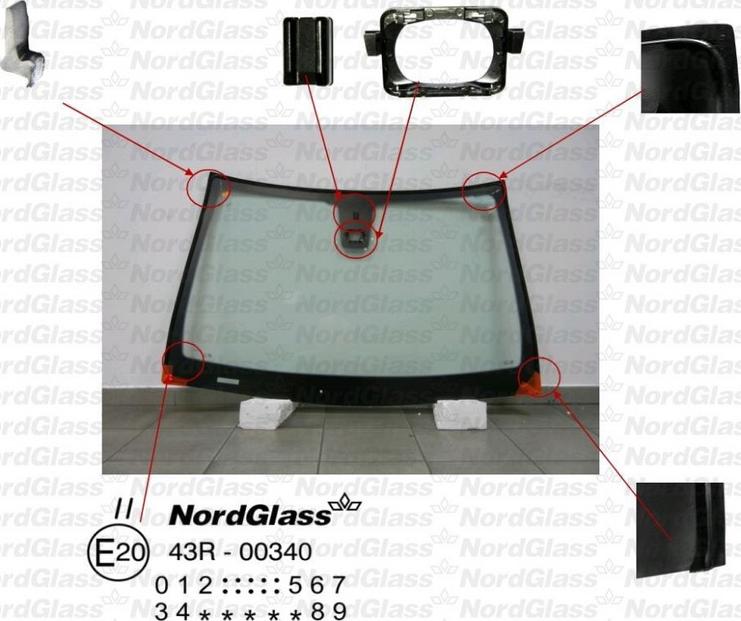 NordGlass 4043485 - Ветровое стекло avtokuzovplus.com.ua