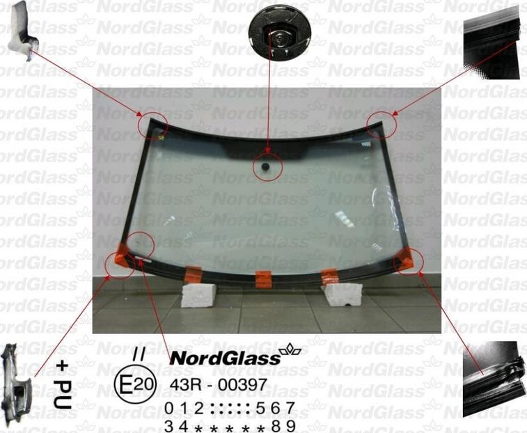 NordGlass 4043487 - Ветровое стекло avtokuzovplus.com.ua