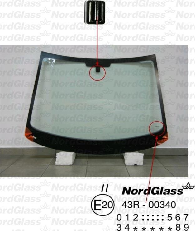 NordGlass 4043497 - Ветровое стекло avtokuzovplus.com.ua