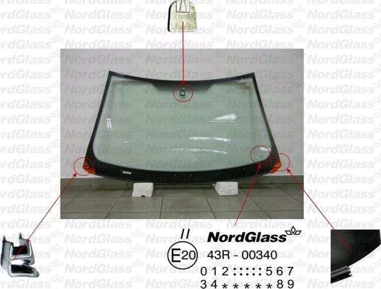 NordGlass 4043498 - Ветровое стекло avtokuzovplus.com.ua