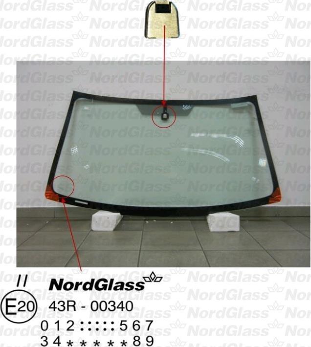 NordGlass 4043506 - Ветровое стекло avtokuzovplus.com.ua