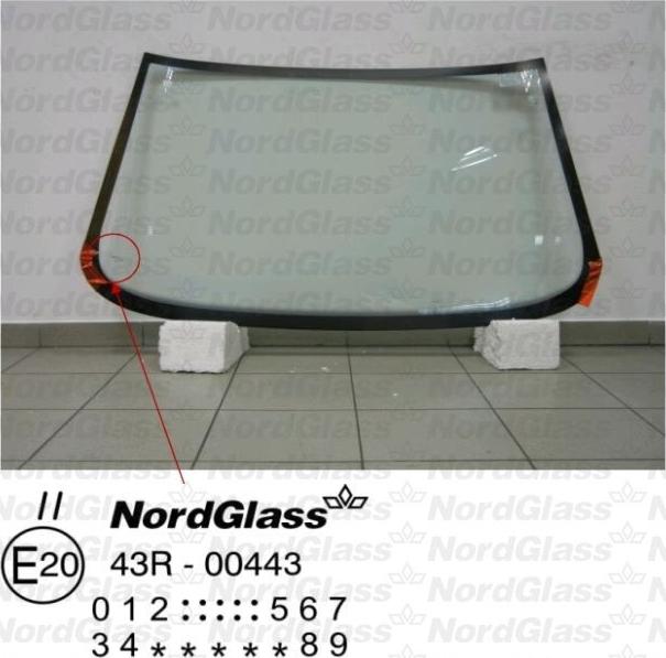 NordGlass 4043513 - Вітрове скло autocars.com.ua