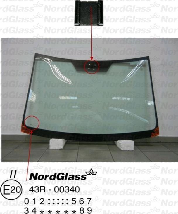 NordGlass 4043549 - Ветровое стекло avtokuzovplus.com.ua