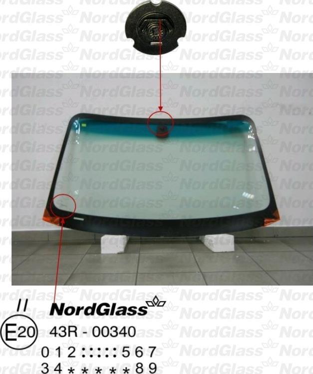 NordGlass 4043551 - Ветровое стекло avtokuzovplus.com.ua