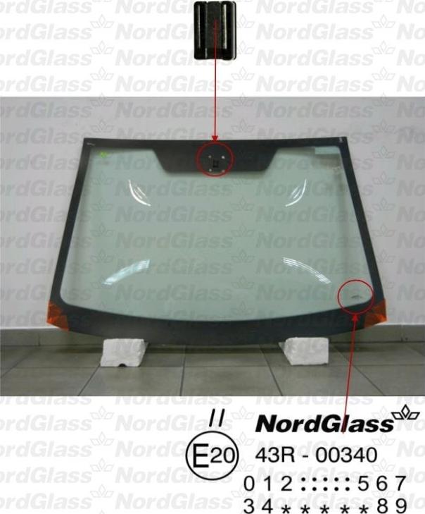 NordGlass 4043581 - Вітрове скло autocars.com.ua