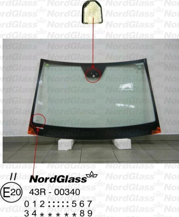 NordGlass 4043600 - Ветровое стекло avtokuzovplus.com.ua