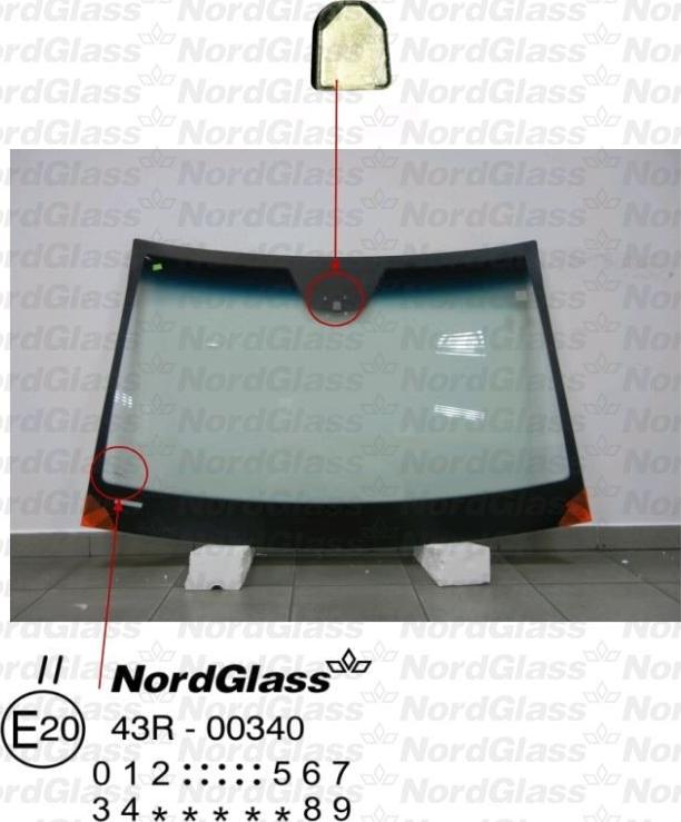 NordGlass 4043601 - Вітрове скло autocars.com.ua