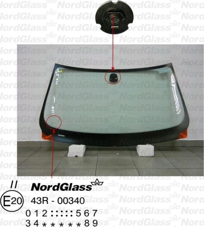 NordGlass 4043611 - Вітрове скло autocars.com.ua