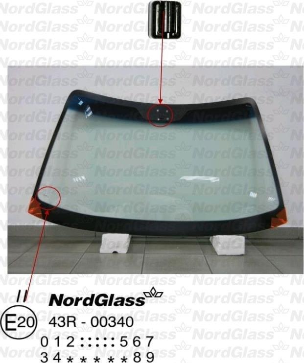 NordGlass 4043622 - Ветровое стекло avtokuzovplus.com.ua