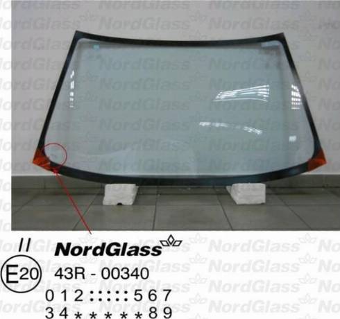 NordGlass 4043627 - Ветровое стекло avtokuzovplus.com.ua