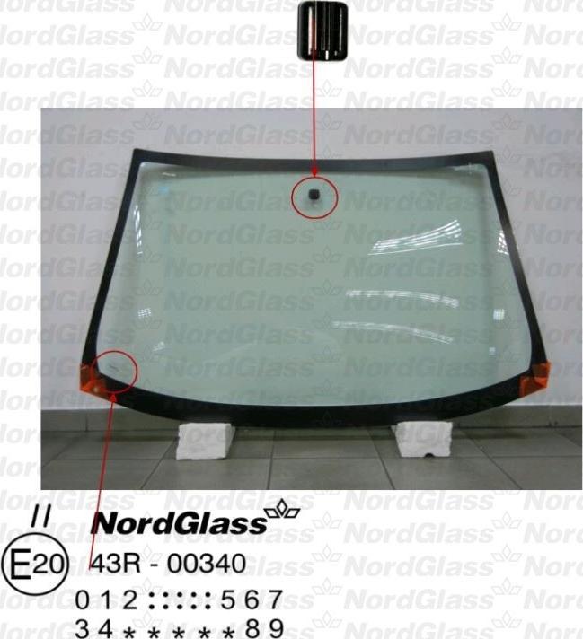 NordGlass 4043629 - Вітрове скло autocars.com.ua