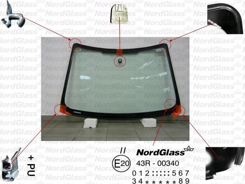 NordGlass 4043639 - Ветровое стекло avtokuzovplus.com.ua