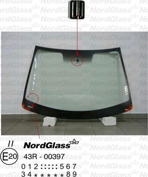 NordGlass 4043641 - Ветровое стекло avtokuzovplus.com.ua