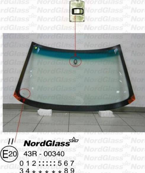 NordGlass 4043653 - Вітрове скло autocars.com.ua