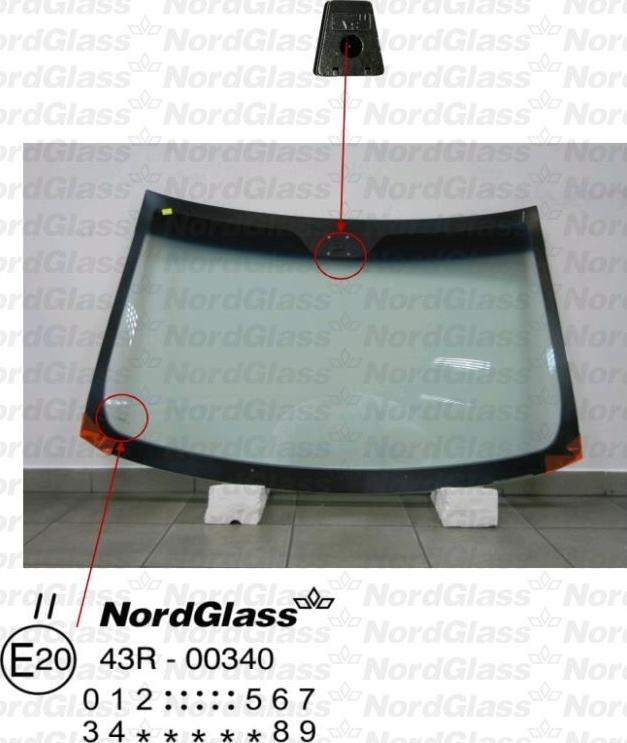 NordGlass 4043659 - Вітрове скло autocars.com.ua