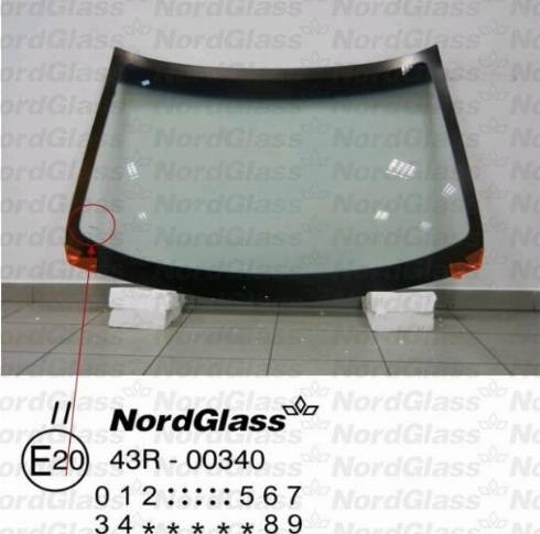 NordGlass 4043662 - Вітрове скло autocars.com.ua