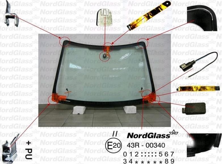 NordGlass 4043704 - Ветровое стекло avtokuzovplus.com.ua