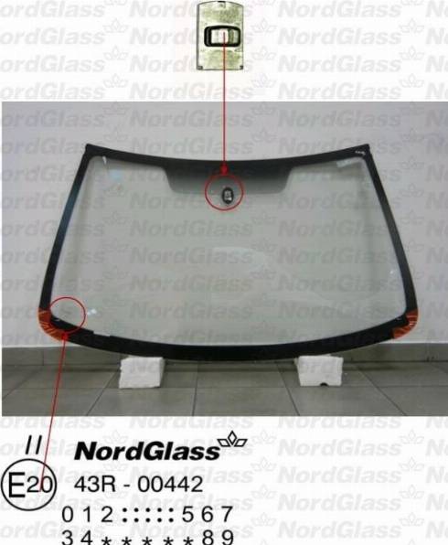 NordGlass 4043715 - Ветровое стекло avtokuzovplus.com.ua