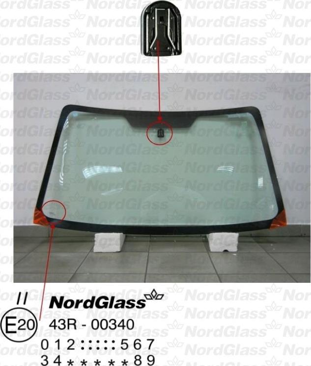 NordGlass 4043746 - Ветровое стекло avtokuzovplus.com.ua