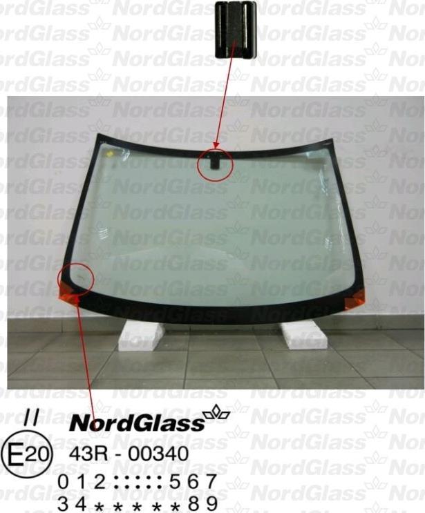 NordGlass 4043752 - Ветровое стекло avtokuzovplus.com.ua