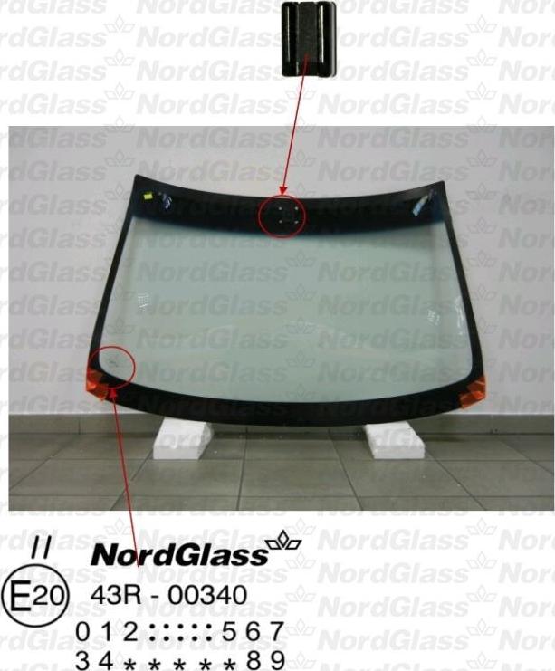 NordGlass 4043753 - Ветровое стекло avtokuzovplus.com.ua