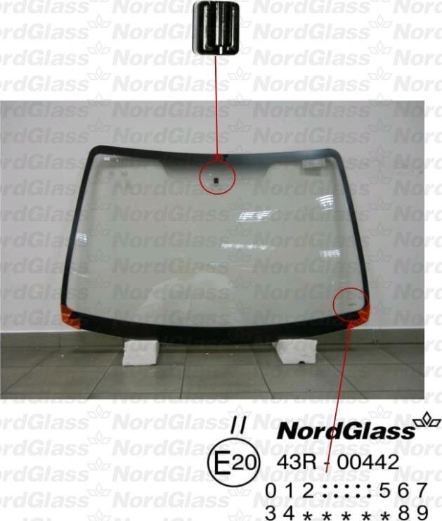 NordGlass 4043755 - Вітрове скло autocars.com.ua