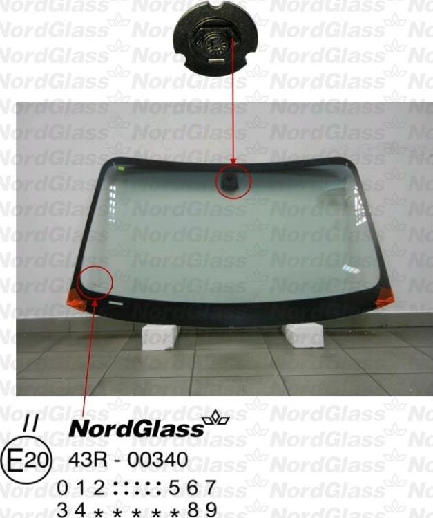 NordGlass 4043779 - Ветровое стекло avtokuzovplus.com.ua
