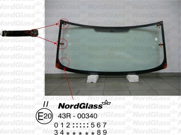 NordGlass 4043791 - Ветровое стекло avtokuzovplus.com.ua