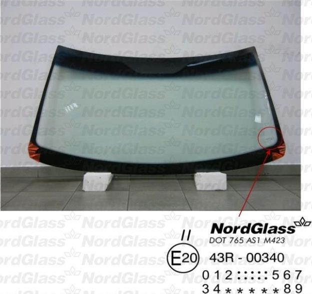 NordGlass 4043793 - Ветровое стекло avtokuzovplus.com.ua