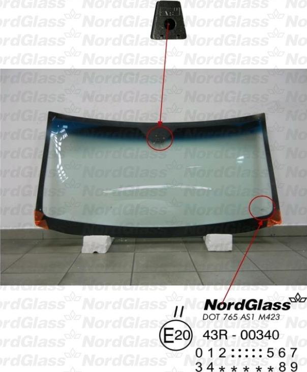 NordGlass 4043803 - Ветровое стекло avtokuzovplus.com.ua
