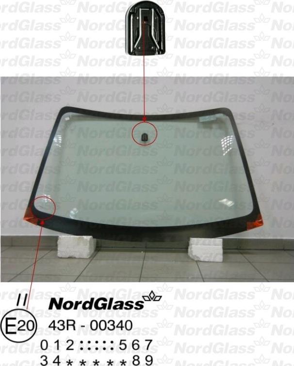 NordGlass 4043849 - Вітрове скло autocars.com.ua