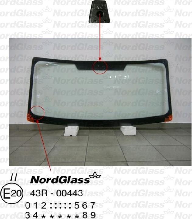 NordGlass 4043862 - Ветровое стекло avtokuzovplus.com.ua
