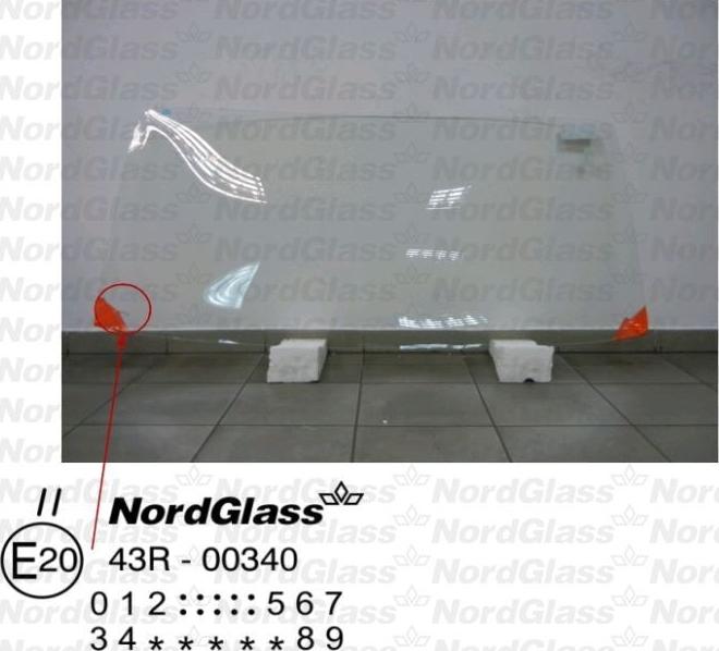 NordGlass 4043875 - Вітрове скло autocars.com.ua