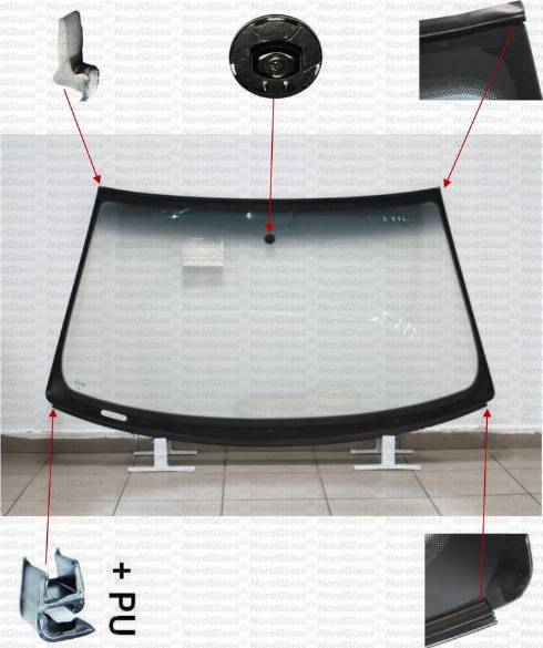 NordGlass 4043888 - Вітрове скло autocars.com.ua