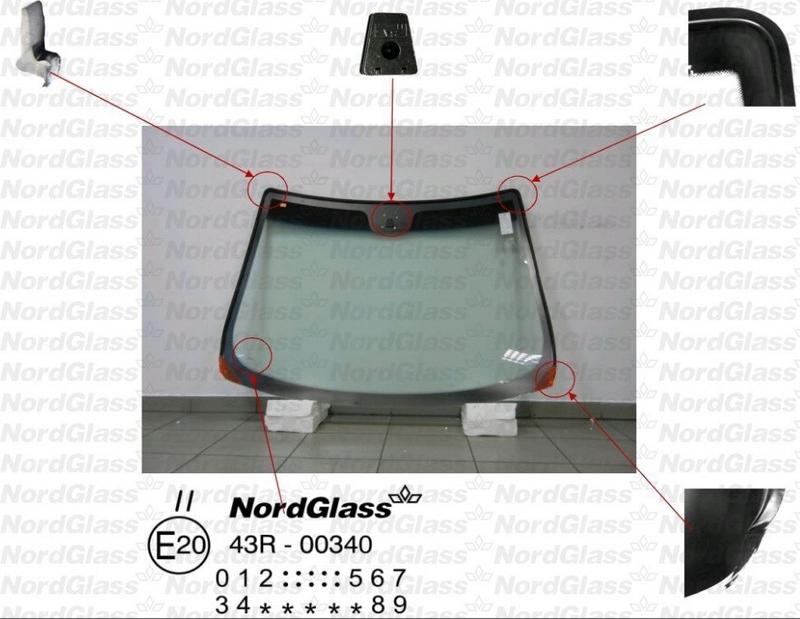 NordGlass 4043889 - Ветровое стекло avtokuzovplus.com.ua