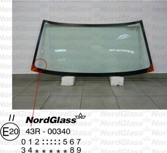 NordGlass 4043914 - Ветровое стекло avtokuzovplus.com.ua