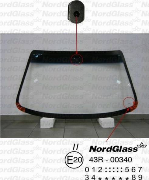 NordGlass 4043938 - Вітрове скло autocars.com.ua