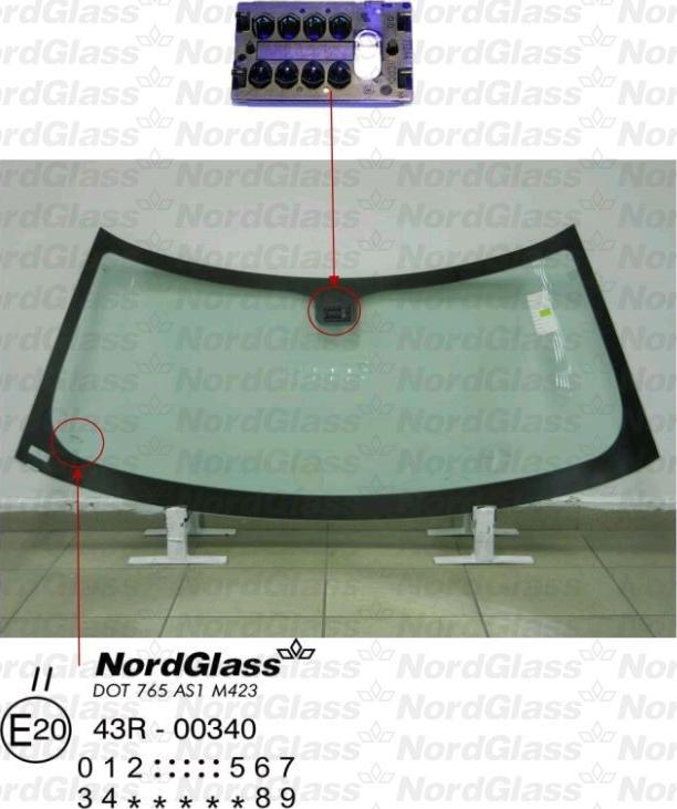 NordGlass 4043941 - Ветровое стекло avtokuzovplus.com.ua