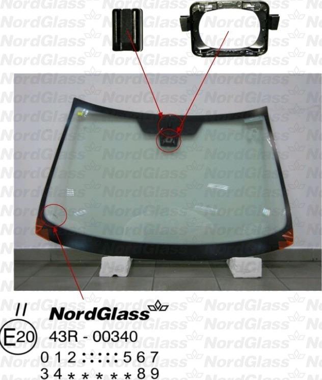 NordGlass 4043968 - Ветровое стекло avtokuzovplus.com.ua